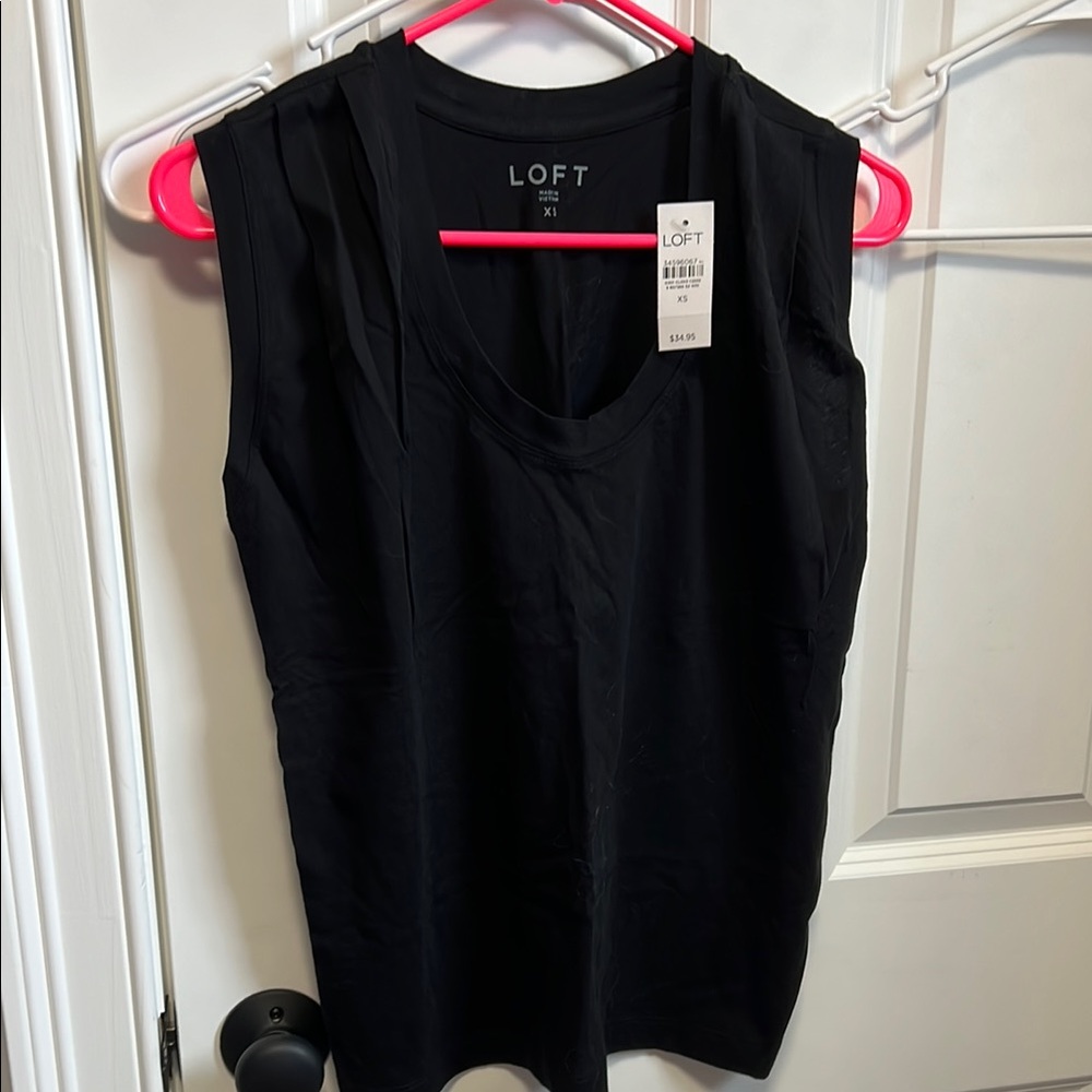 NWT Loft sleeveless v-neck t-shirt